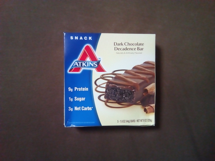 アトキンス ダークチョコレートデカダンスバー 正面