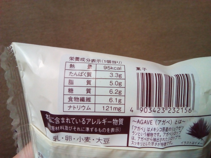 ローソン ブランのパンケーキ 栄養成分表示