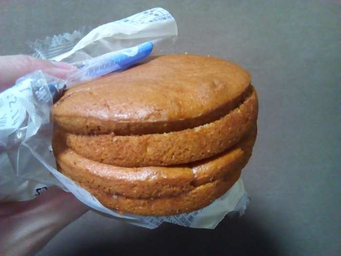 ローソン ブランのパンケーキ 開封後