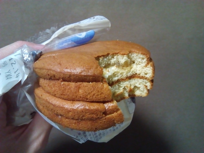 ローソン ブランのパンケーキ 食後